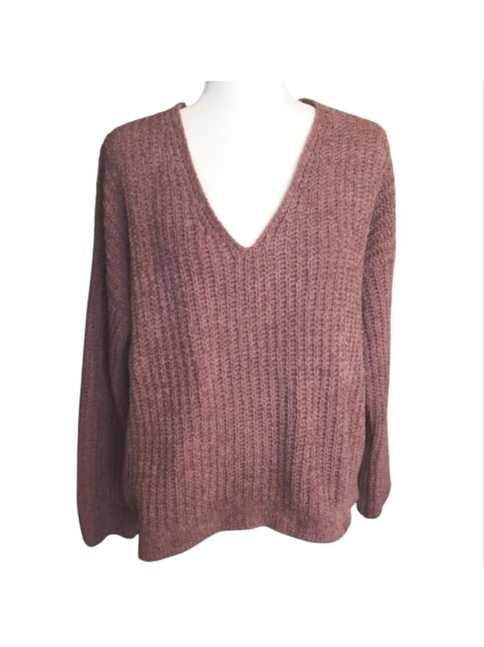 ExpressโPullover Sweater V-Neck Long Sleeve Size Medium